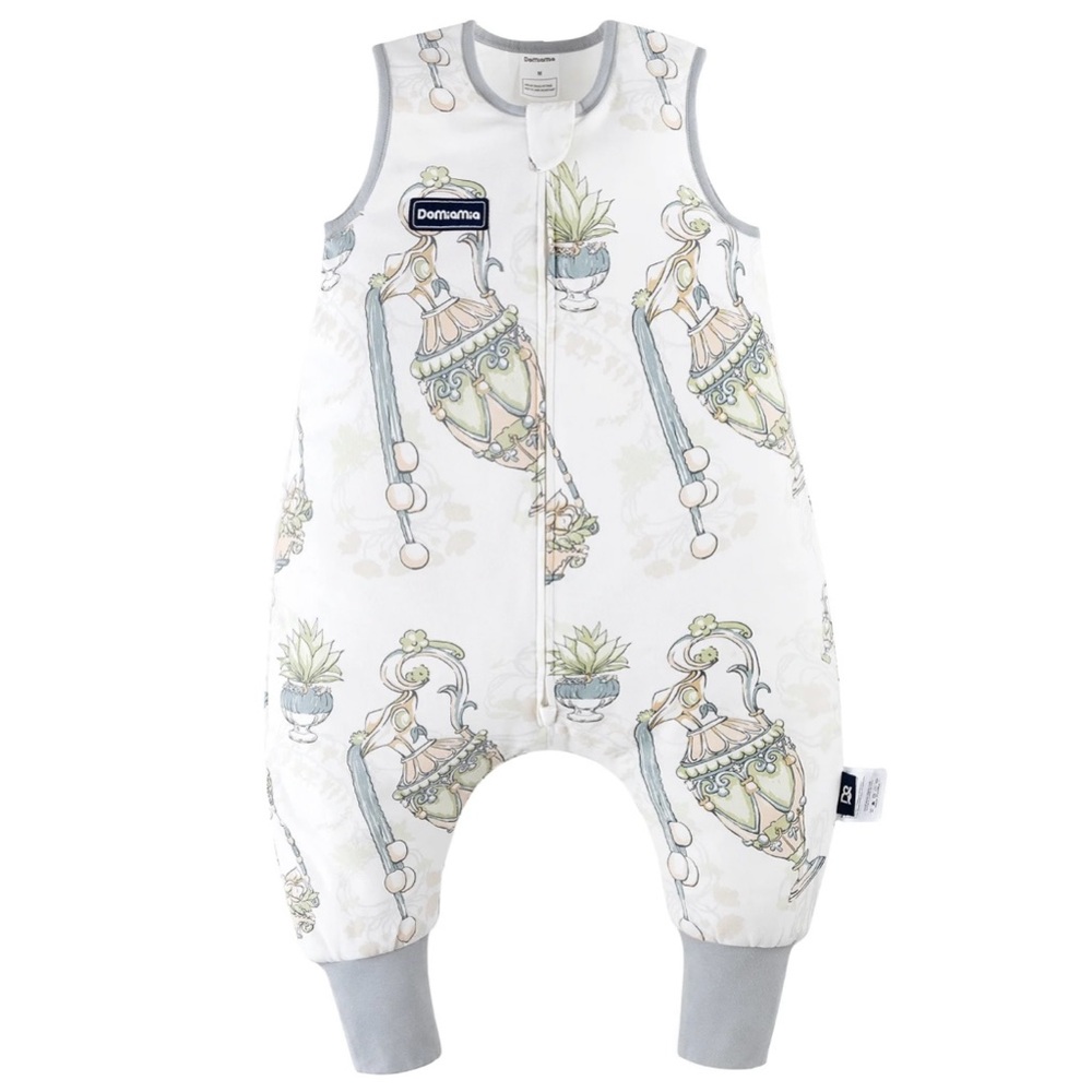 Domiamia Bamboo Cotton Thick Sleeper Sack Zip Up Size 6-12 M